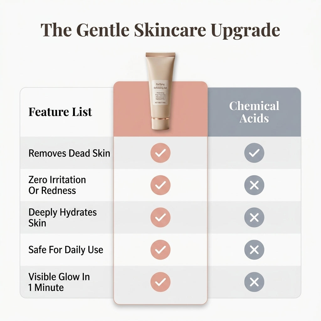 Peeling-Gel - Glatte, Strahlende Haut Ohne Grobes Schrubben