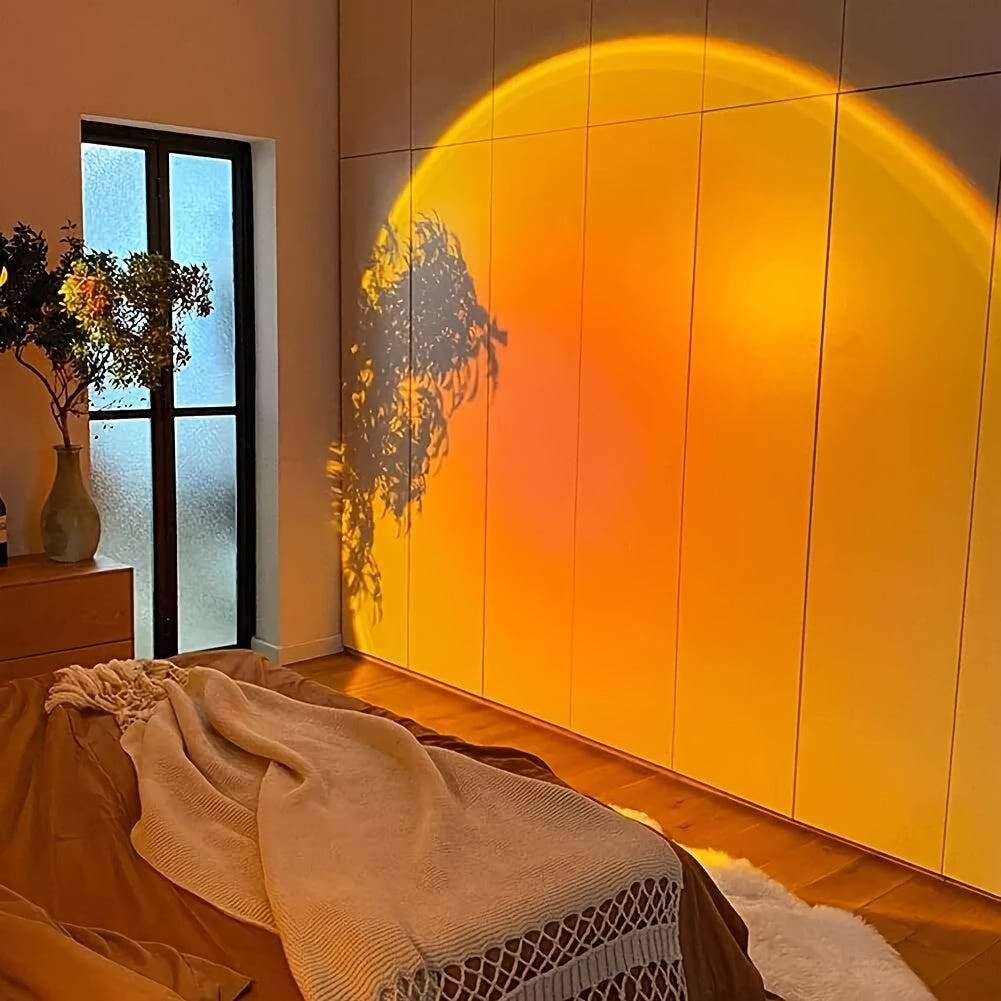 Sonnenuntergang Projektionslampe - Romantisches LED-Ambiente Licht für die Wohnkultur