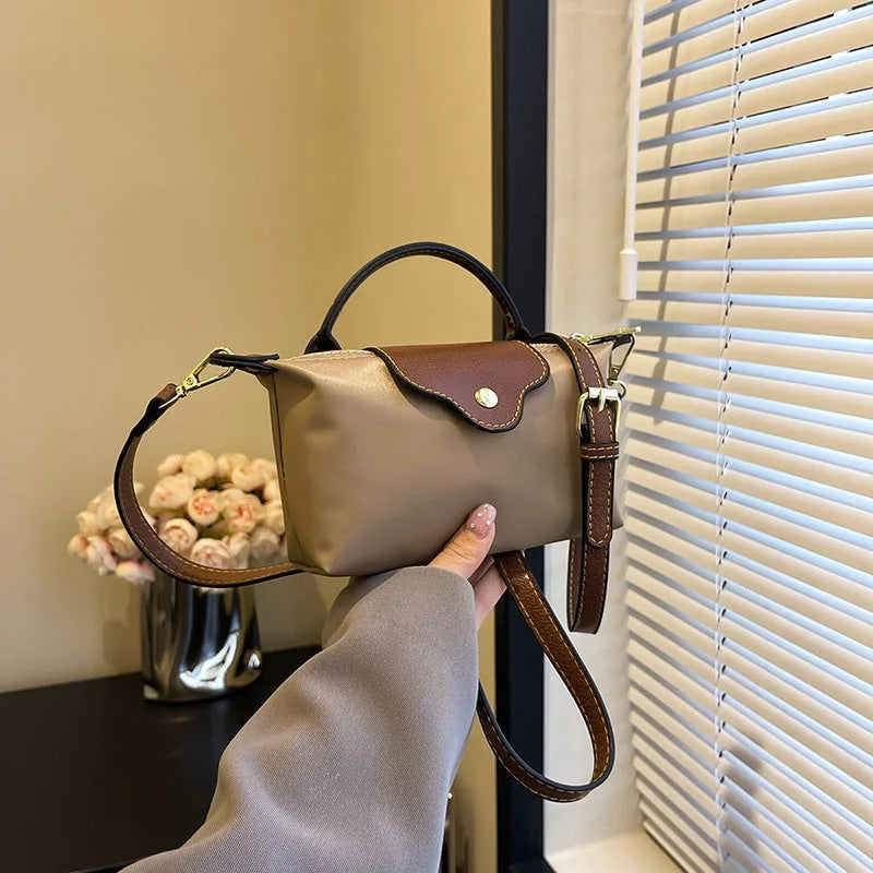 Stylische Damen Farbblock Mini Umhängetasche | Nur Heute 50% RABATT