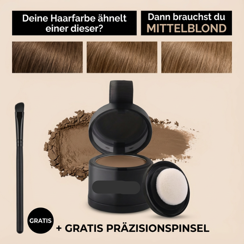 1 + 1 GRATIS | Sofort Ansatz- und Grauhaar Abdeckung in Sekunden