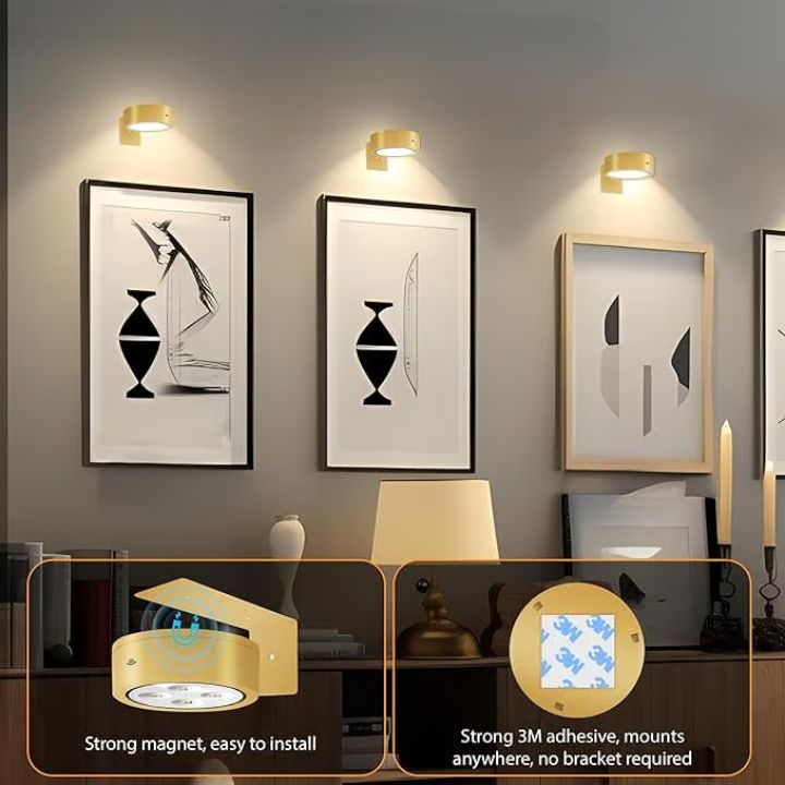 MagLed™ Kunstbeleuchtung – Moderne LED-Wandlampe für Kunst & Atmosphäre | 1+1 GRATIS