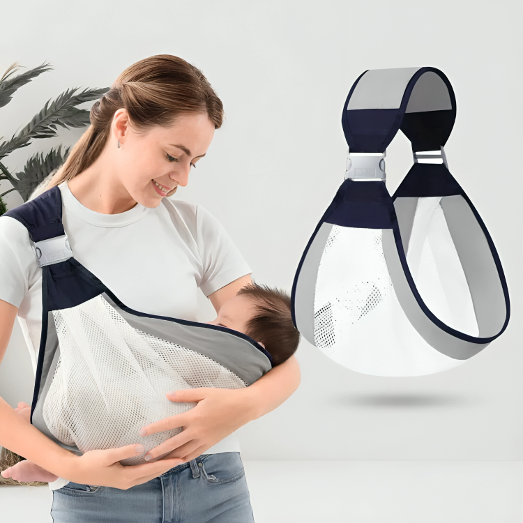 ErgoCuddle™ Baby-Sling – Rückenschonend tragen & beide Hände frei | 50% RABATT