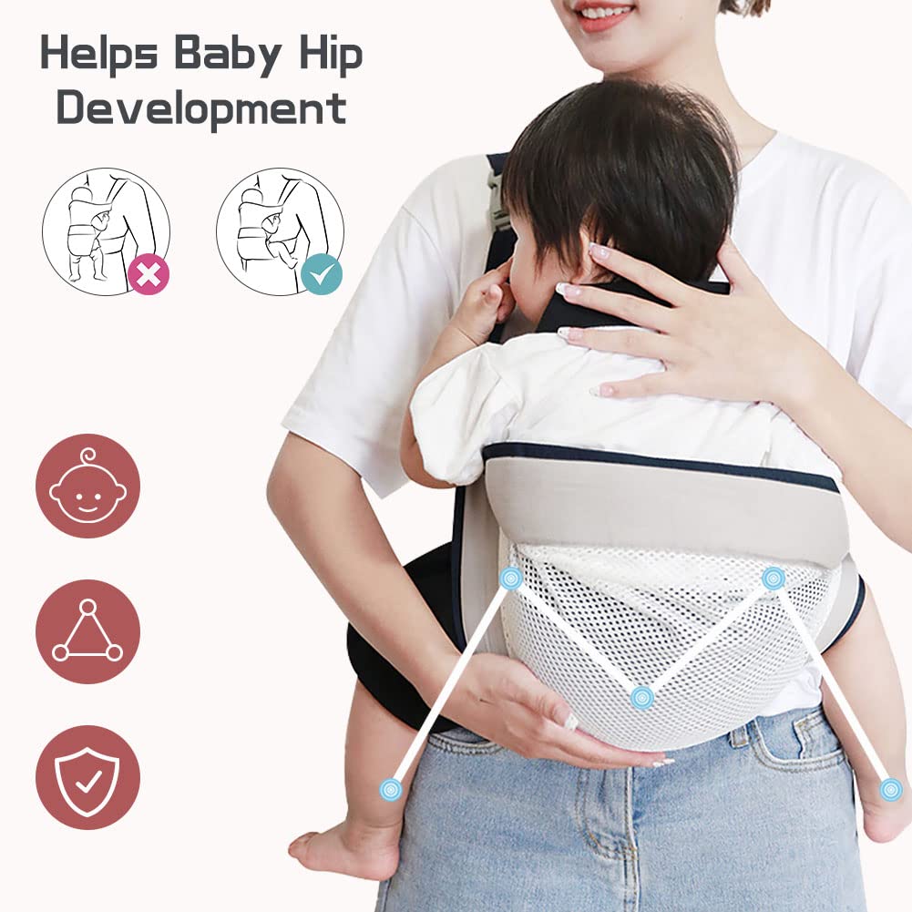 NESTORIA™ BabySling Pro – Ergonomisches Baby-Tragetuch für Nähe & Komfort