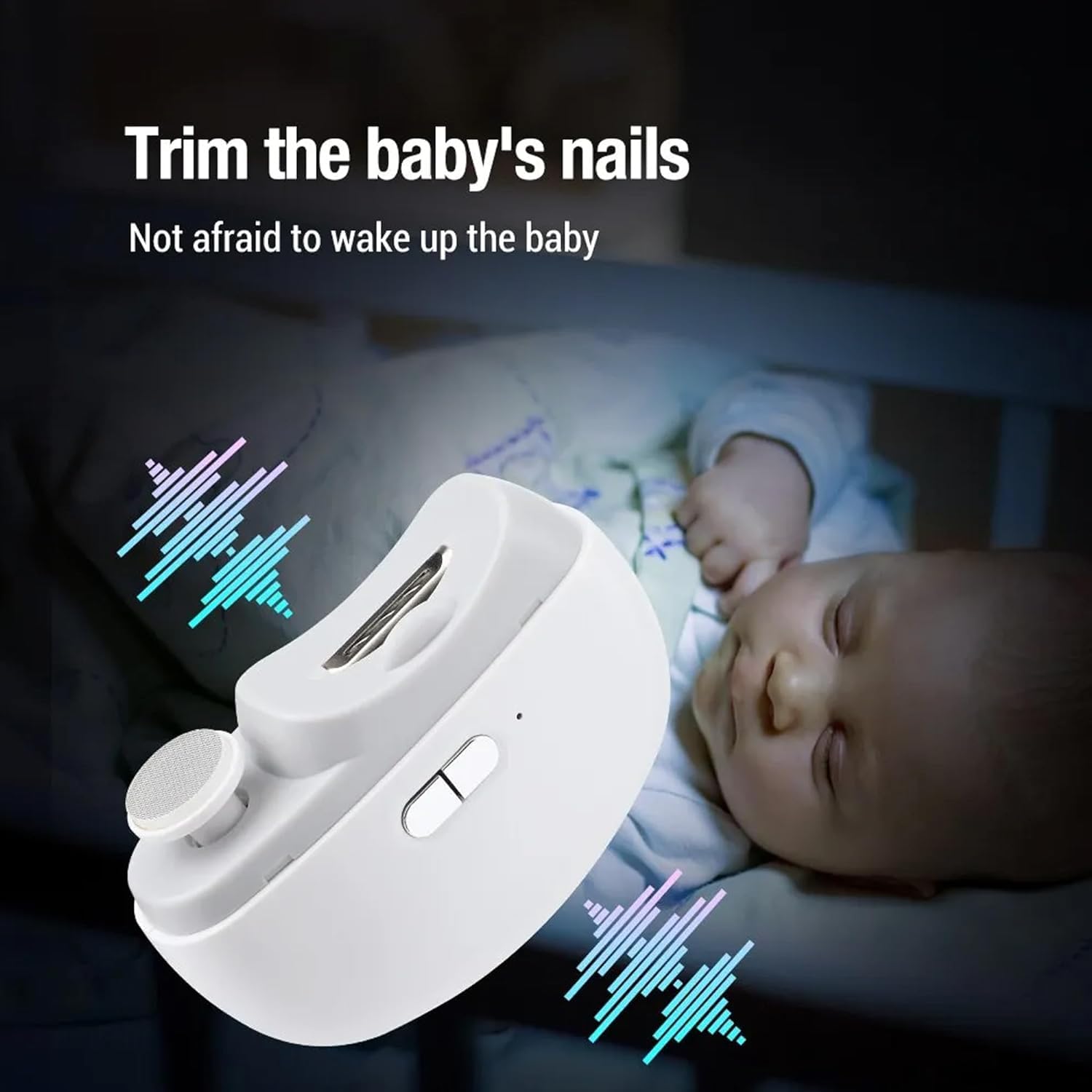 Nailuxe™ Pro SafeCare – 2-in-1 Elektrischer Automatik-Nagelclipper & Polierer