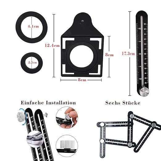 AngleForm™ ProMeasure – Die intelligente Mehrwinkel-Messschablone für präzise Handwerksarbeit