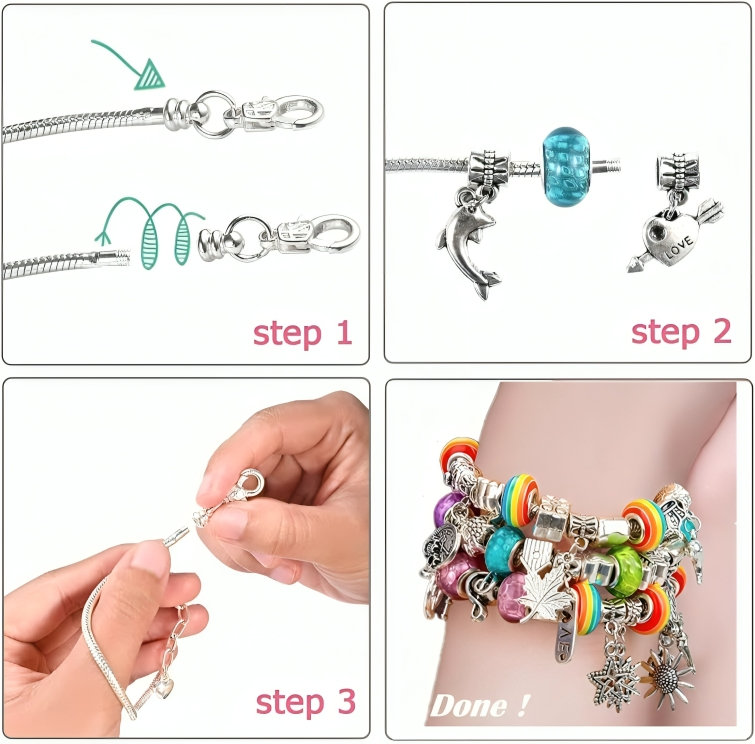 CharmCraft Jewelry Kit™ – Das magische Armband-Designset | 50% RABATT