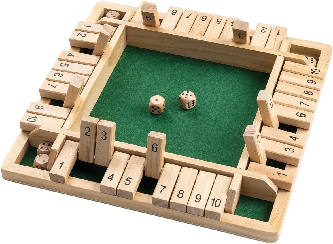 PLAYNEST™ Shut-It Box – Der zeitlose Holz-Spieleklassiker für die ganze Familie [50% Rabatt]