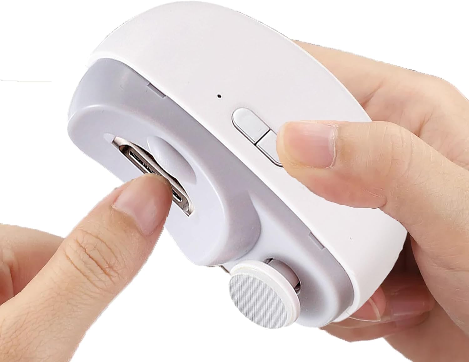 Nailuxe™ Pro SafeCare – 2-in-1 Elektrischer Automatik-Nagelclipper & Polierer
