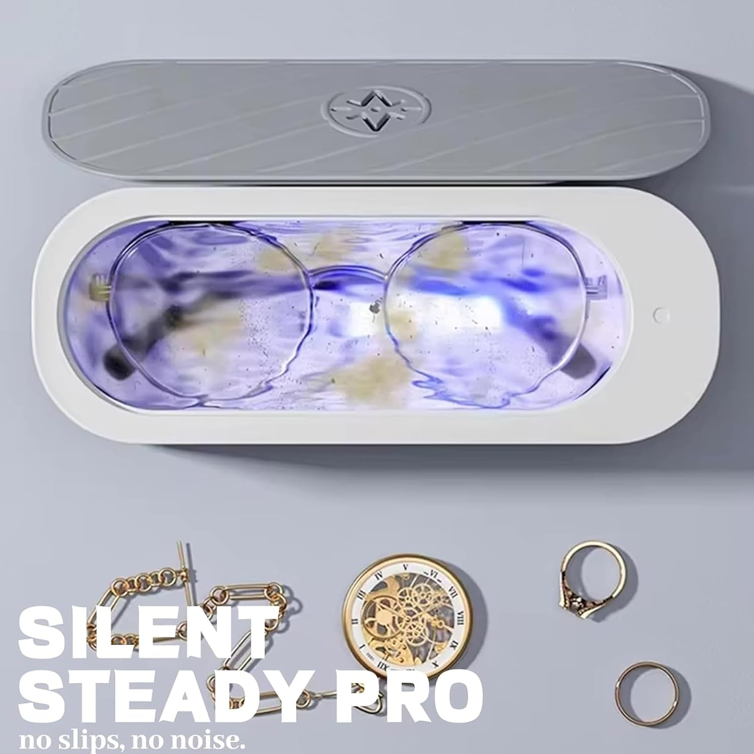 CleanWave™ – Mühelose Tiefenreinigung für Brillen, Schmuck & mehr! (50% RABATT)