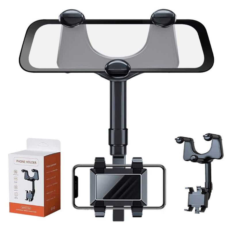 DriveView™ | Verstellbarer Rückspiegel-Handyhalter fürs Auto