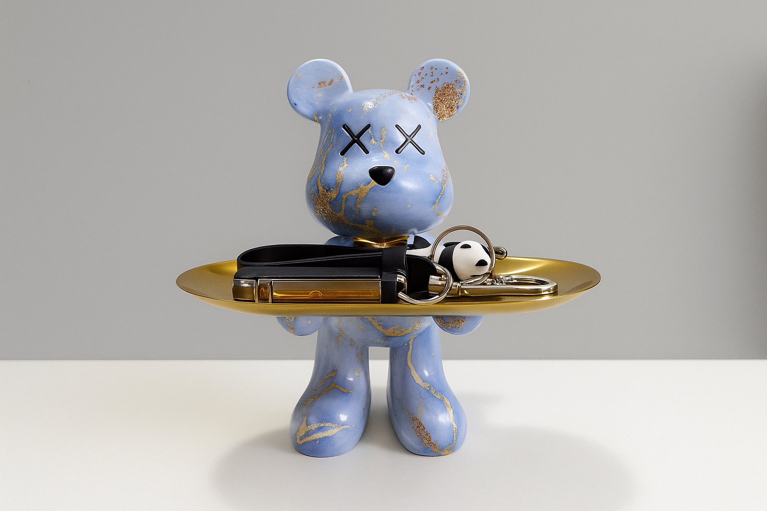 Graffiti Bear Ornament met opbergplankje