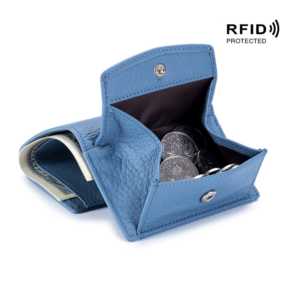 VAELIS™ SecureMini – Kompakte Leder-Miniwallet mit RFID-Schutz [50% Rabatt]