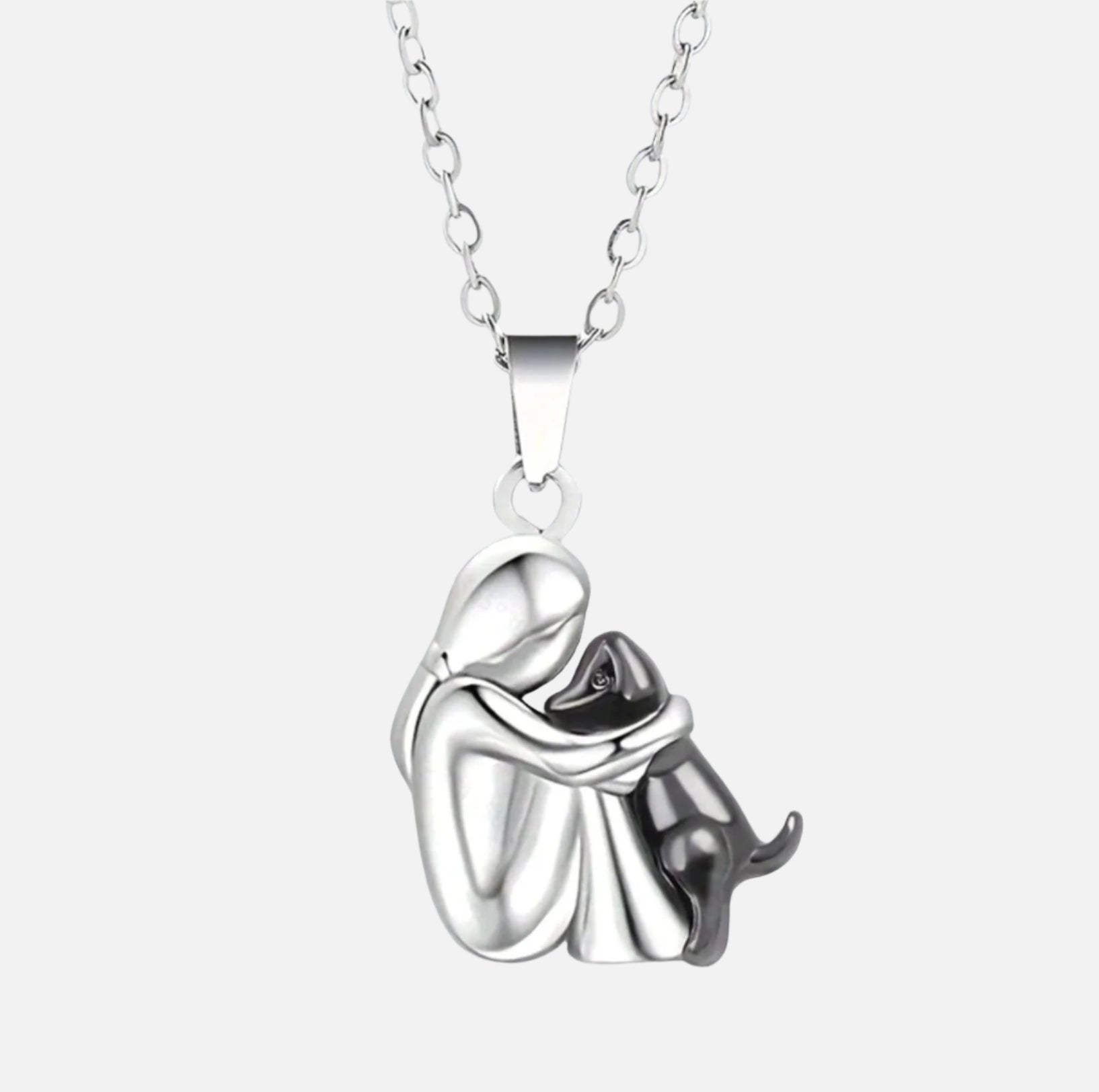 SoulMate Paw – 925er Sterling Silber Halskette mit Hund-Anhänger | Nur heute 50% RABATT