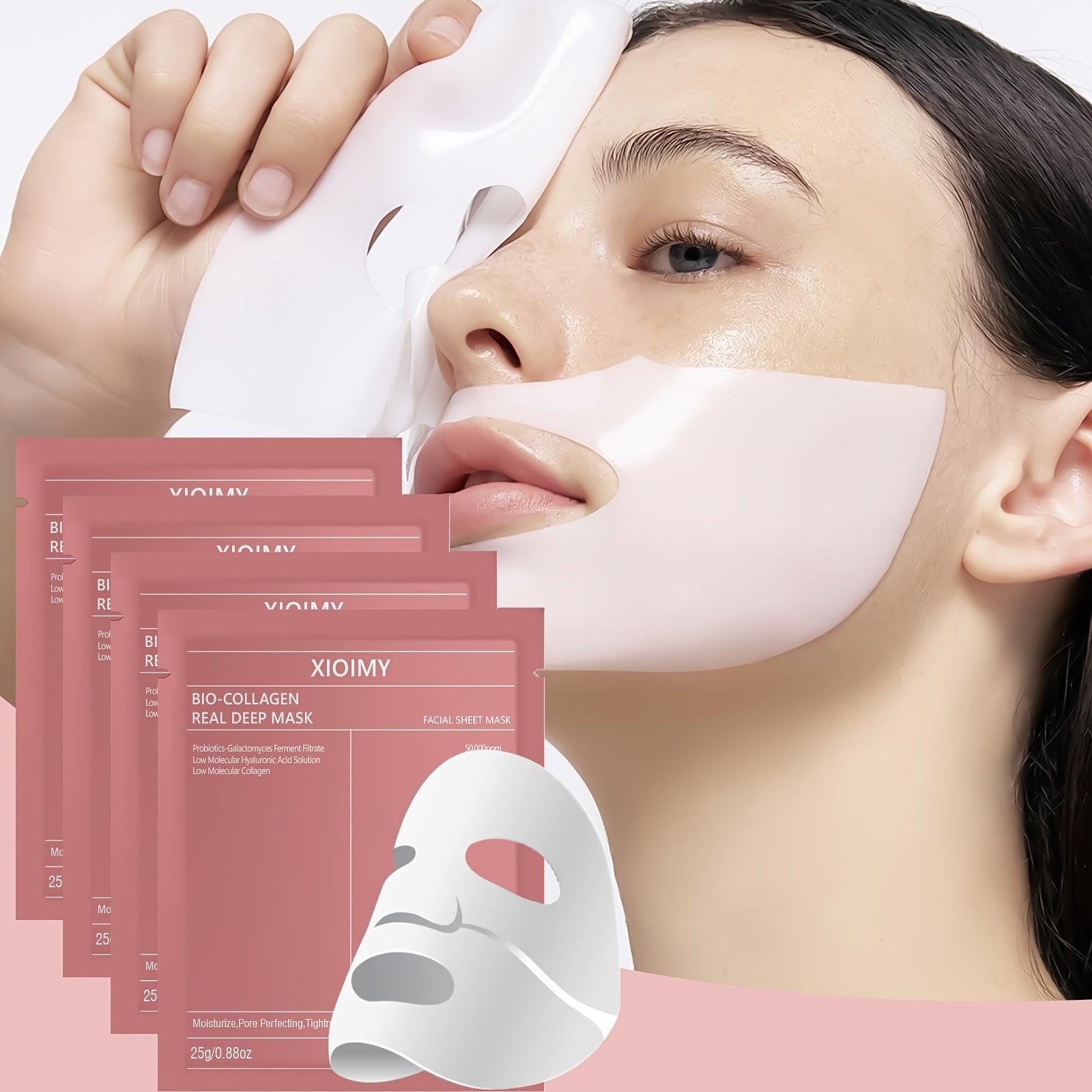 4 Xioimy Kollagen-Gel-Gesichtsmasken – Hydratation & Feuchtigkeit für alle Hauttypen