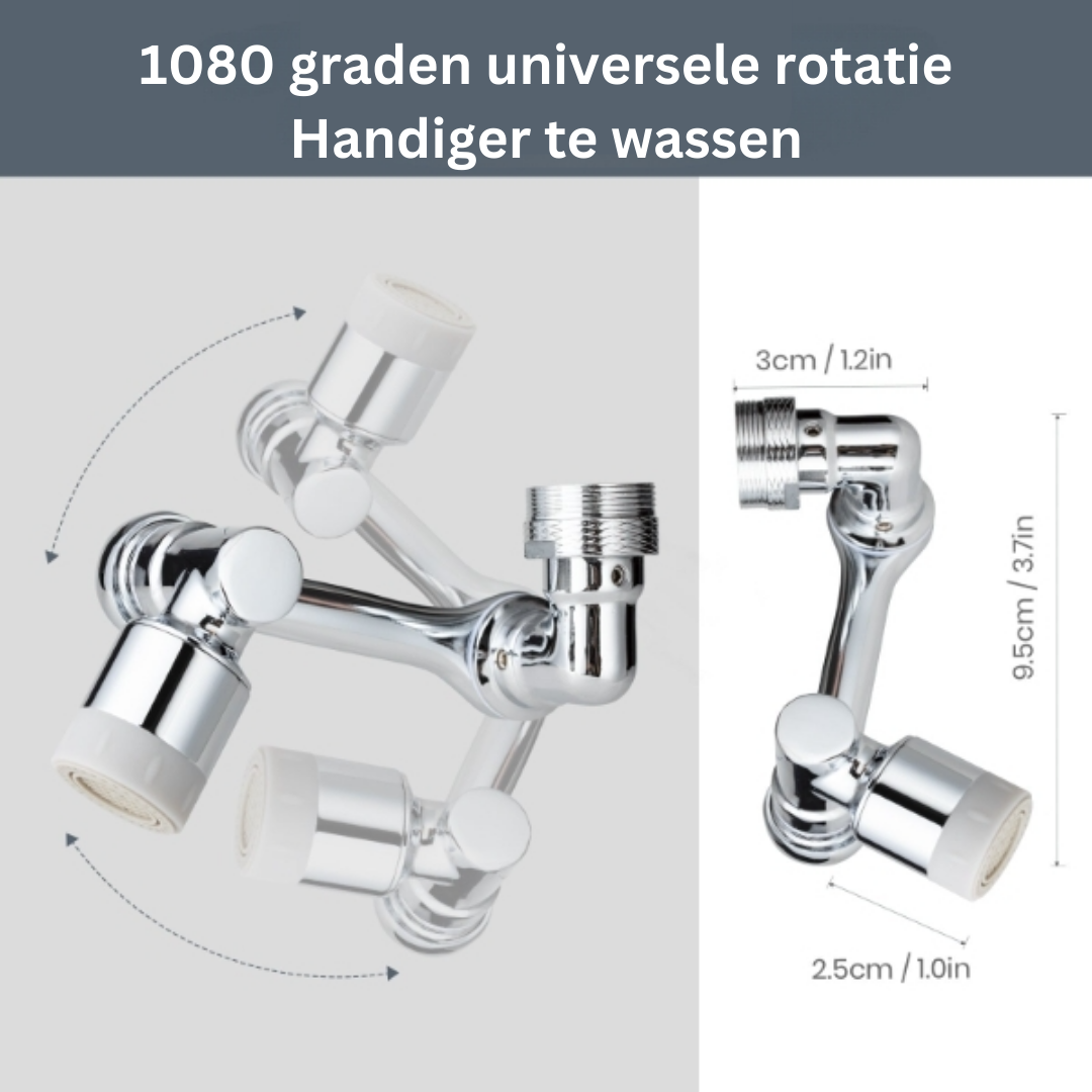 TwistTap™ – 1080-Grad-drehbare Verlängerungskran für flexible & praktische Nutzung [50% Rabatt]