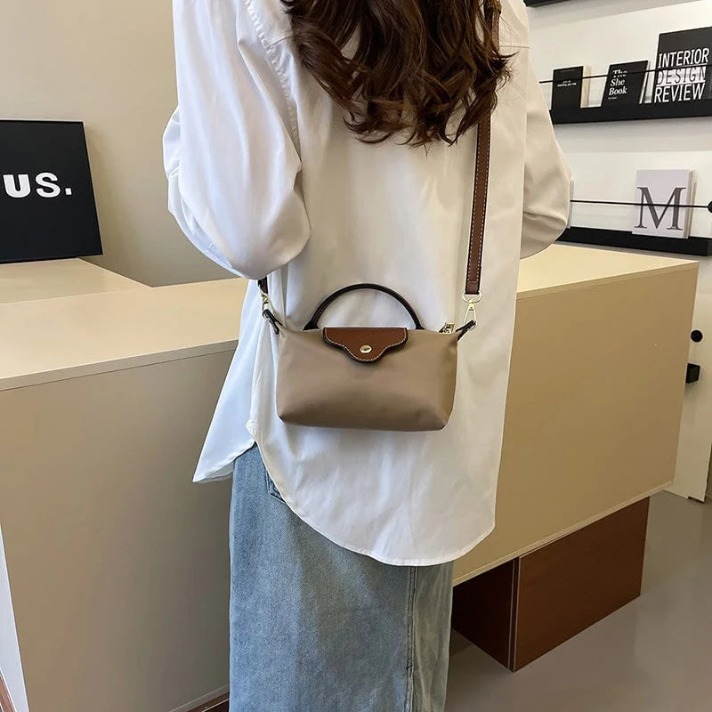 Stylische Damen Farbblock Mini Umhängetasche | Nur Heute 50% RABATT