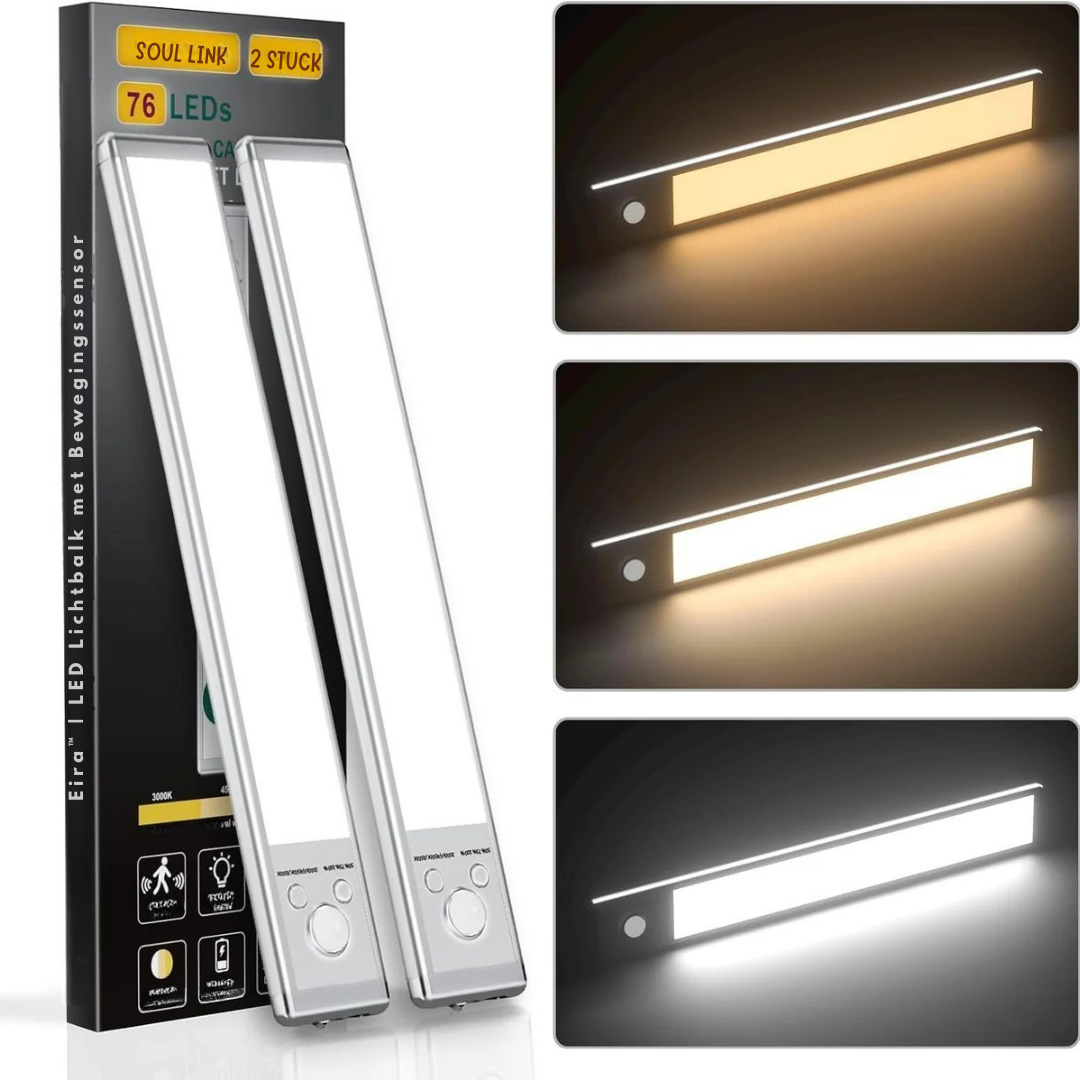 Drahtloser LED-Lichtbalken mit Bewegungssensor