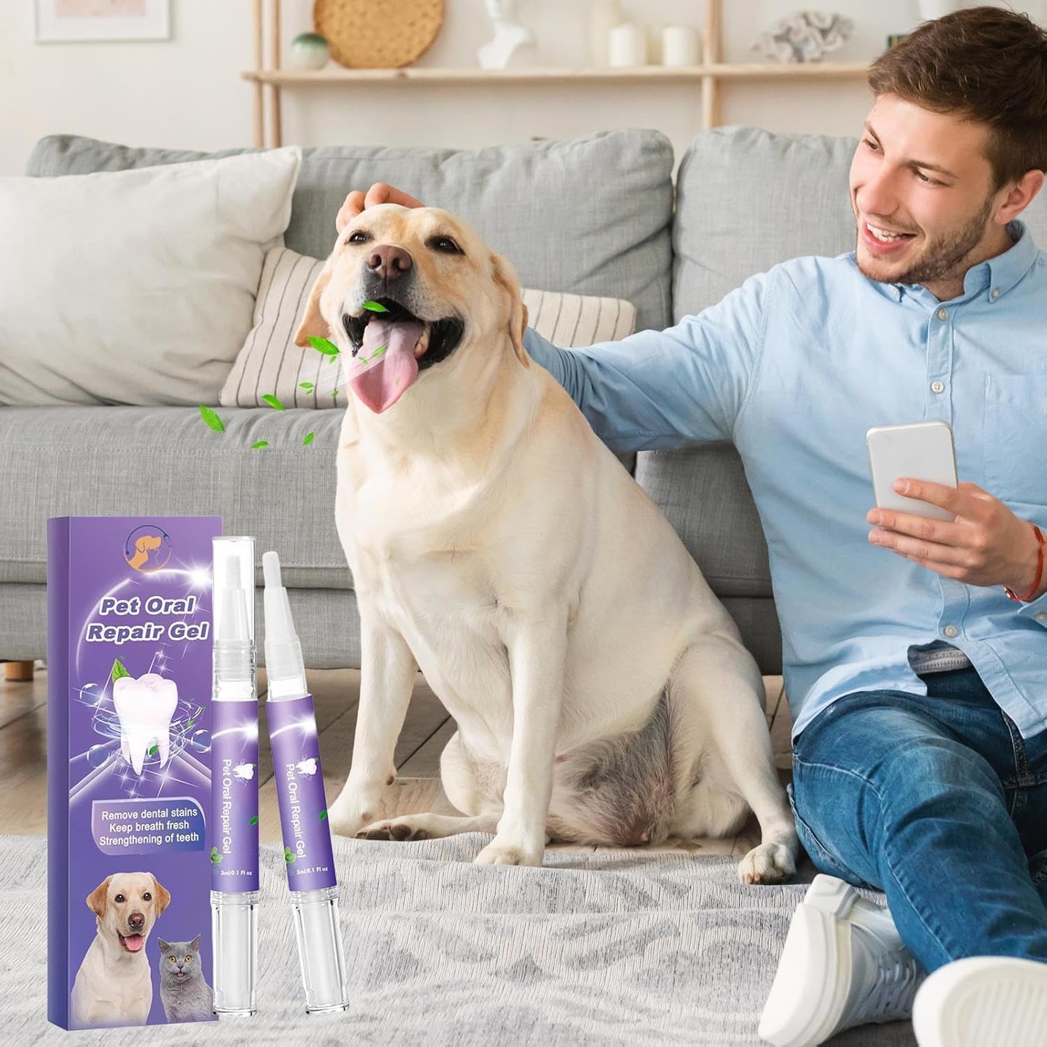 FreshPaws DentalGel™ – Sanfte Zahnpflege & frischer Atem für Ihr Haustier | 1+1 GRATIS