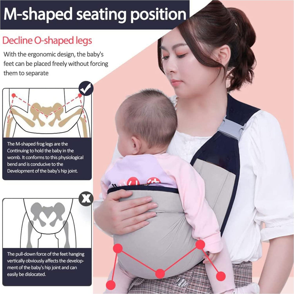 ErgoCuddle™ Baby-Sling – Rückenschonend tragen & beide Hände frei | 50% RABATT