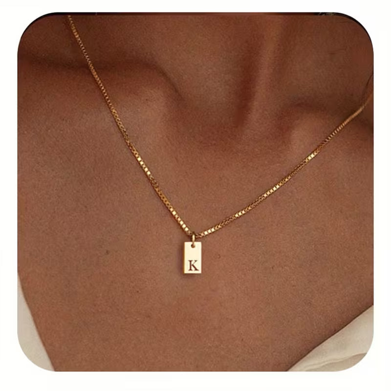 Halskette Damen | Initialen Halskette | Perfektes Valentine Geschenk mit persönlicher Bedeutung