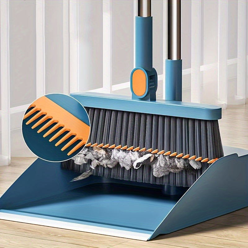 FlexiClean™ 2-in-1 Besen- & Kehrschaufel-Set