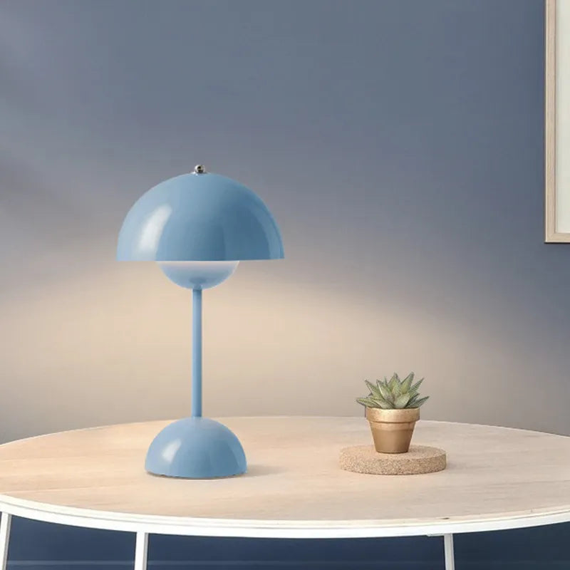 LED-Tischlampe Lumora | DimNordly™ AuraLamp – Skandinavische LED-Tischlampe für warme, stilvolle Atmosphärembar in 3 Stufen | USB-Aufladbar | Skandinavisches Design