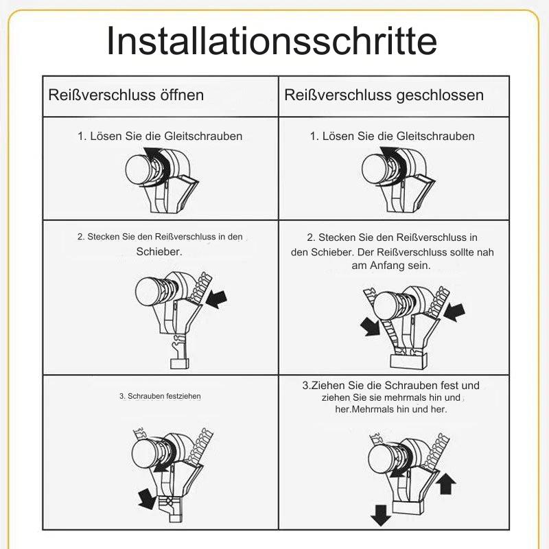 GripZip Pro™ – Der elegante, mühelose Reißverschluss-Optimierer (6 Stk.)