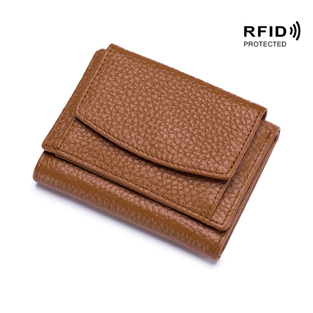 VAELIS™ SecureMini – Kompakte Leder-Miniwallet mit RFID-Schutz [50% Rabatt]