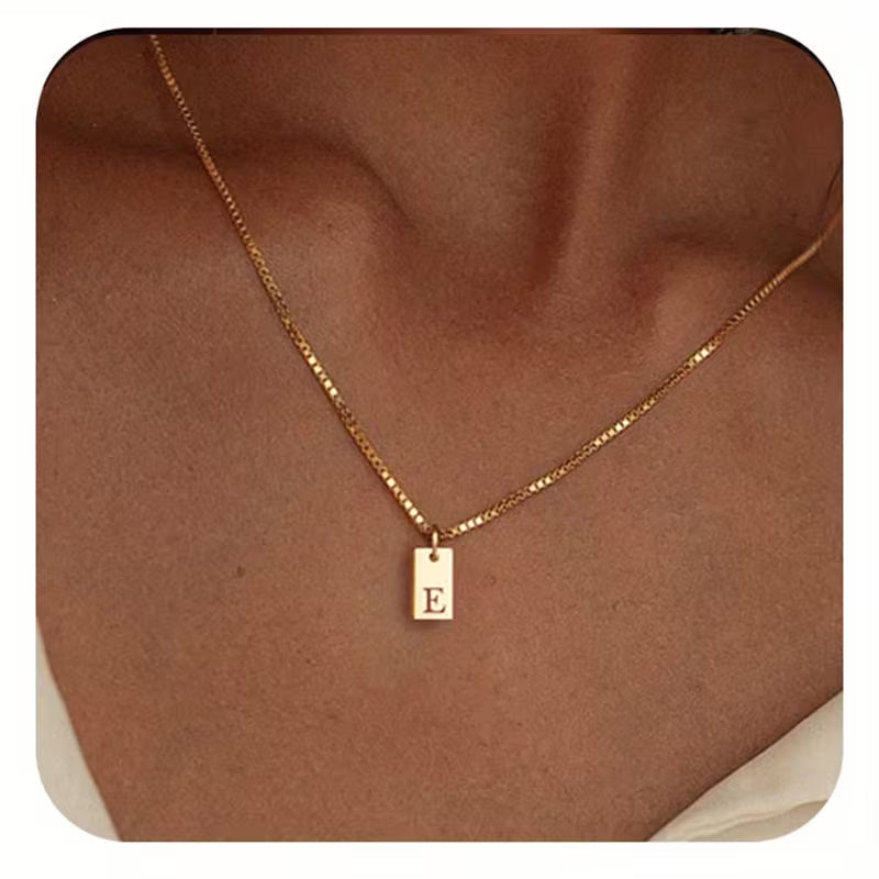 Halskette Damen | Initialen Halskette | Perfektes Valentine Geschenk mit persönlicher Bedeutung