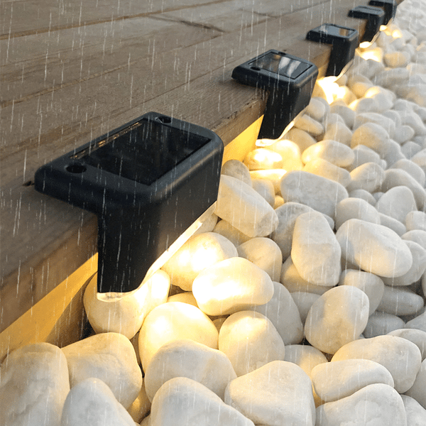 LED Solarlampe für Wege, Treppen, draußen und an der Wand