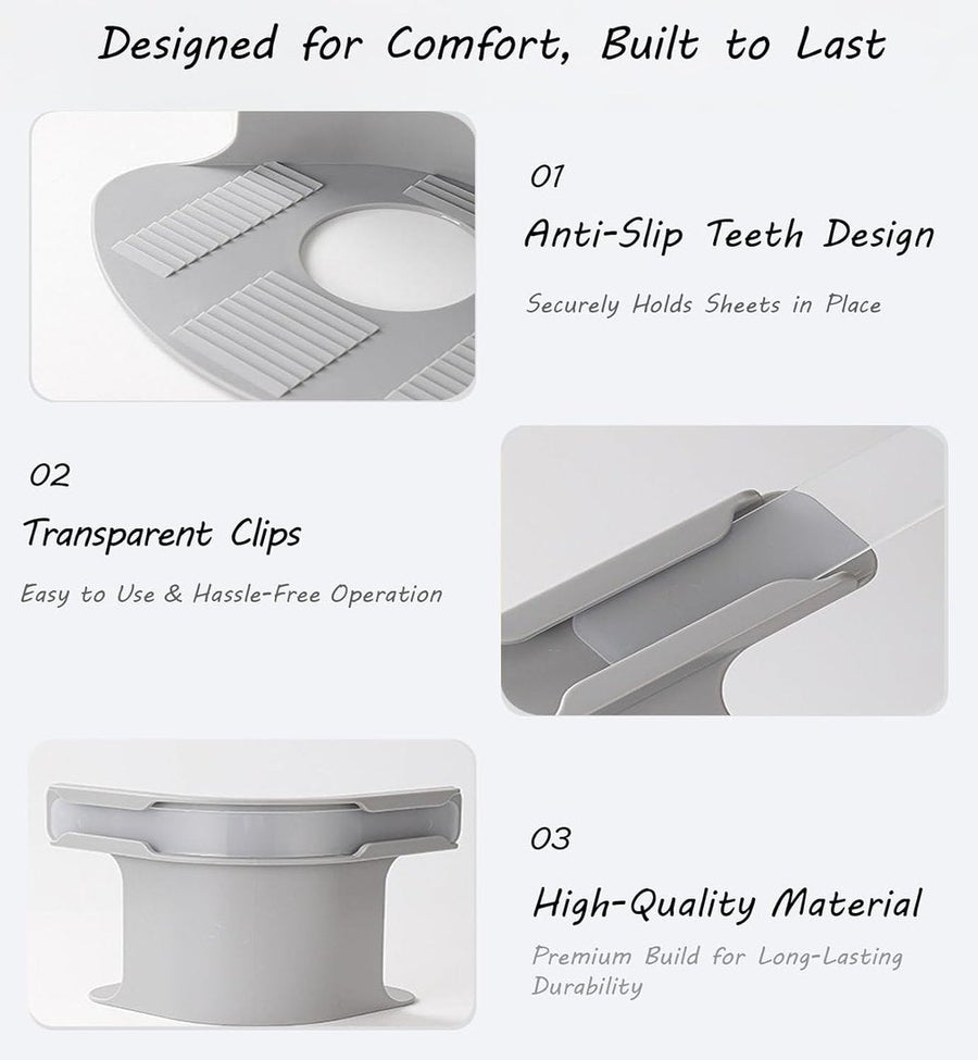GripTuck™ – Die kraftvollen Bettlaken-Spanner für faltenfreie Nächte | 4er-Set