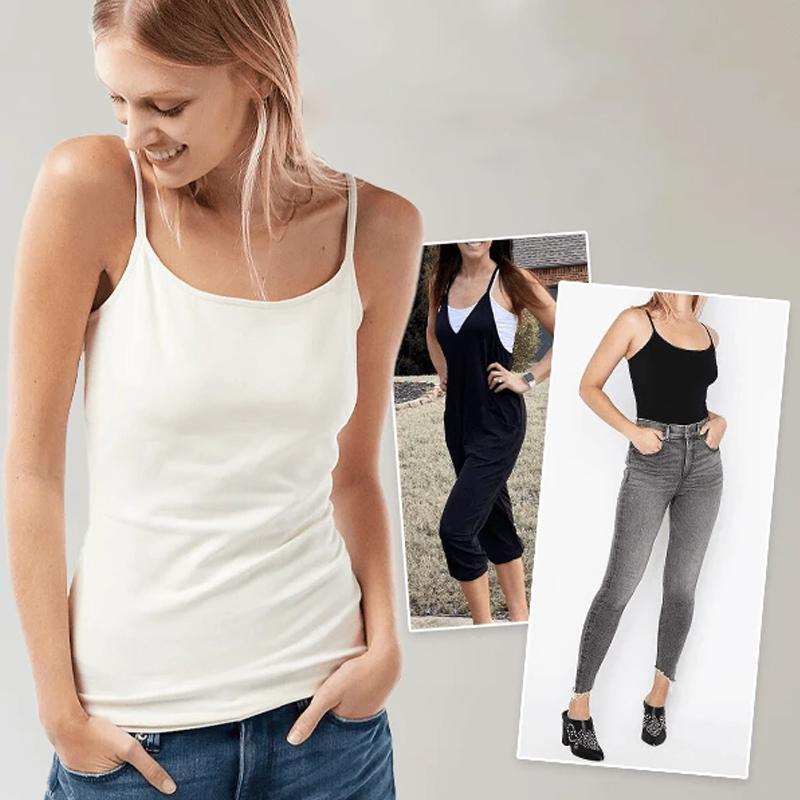 Bracami Tanktop mit Eingebautem BH für Komfort und Unterstützung