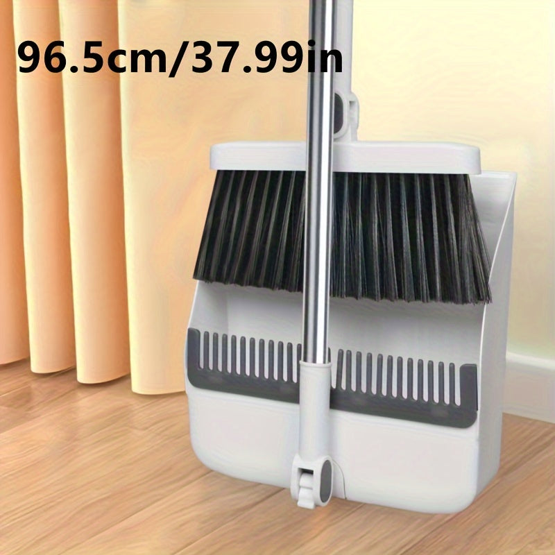 FlexiClean™ 2-in-1 Besen- & Kehrschaufel-Set