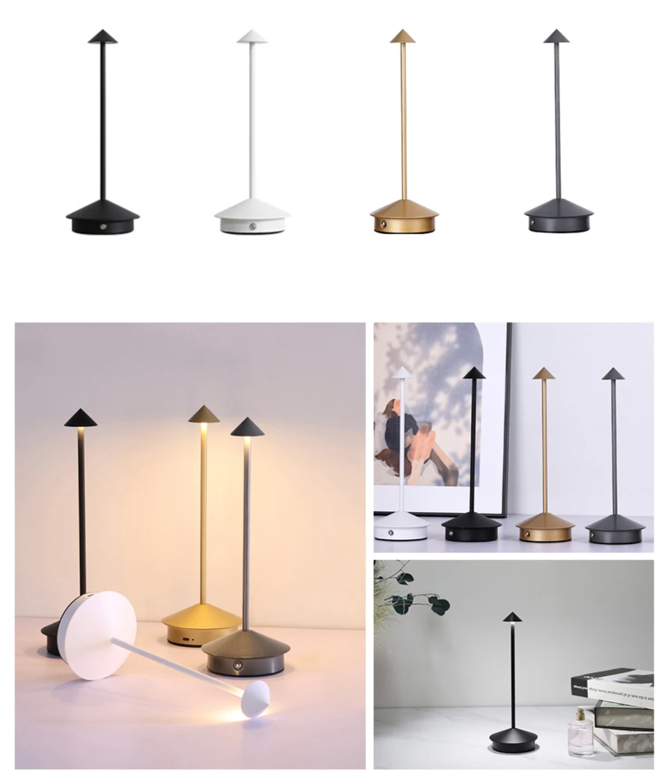 LumaTouch – Oplaadbare LED Tafellamp met Traploze Dimming
