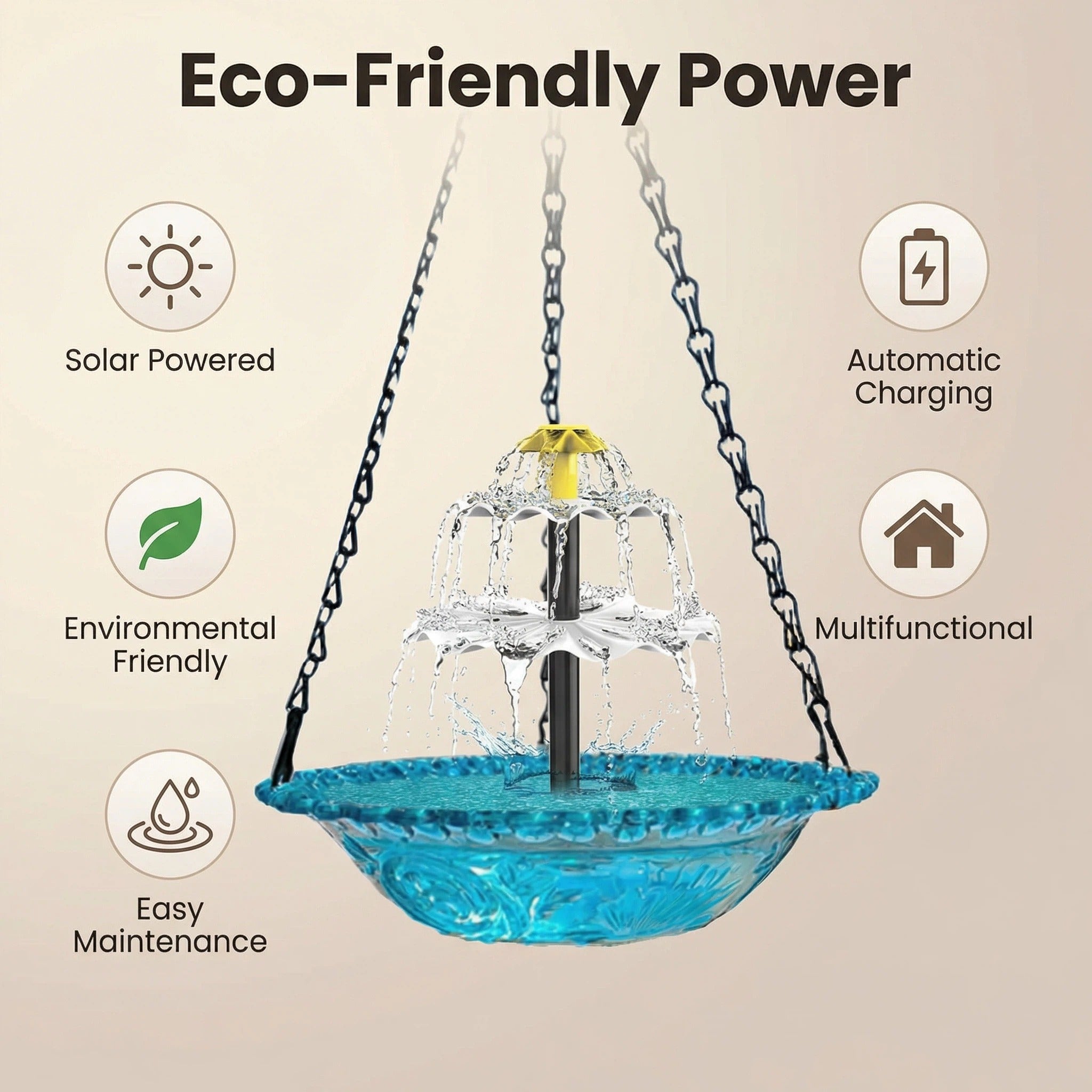 SolarFlow – Sonnen- Wasserfontäne | 50% RABATT