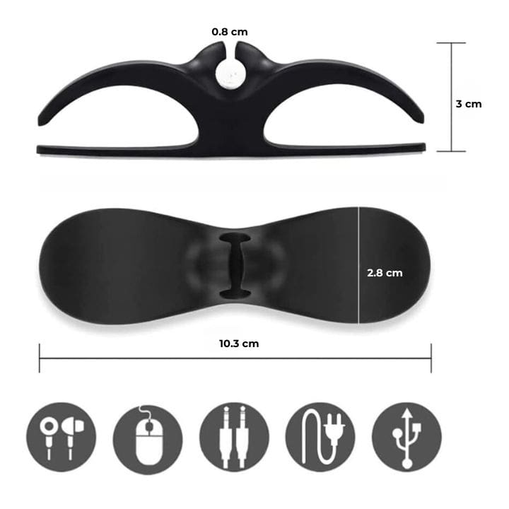 CableNest Pro™ – Der selbstklebende Kabel-Organizer | 4+4 GRATIS