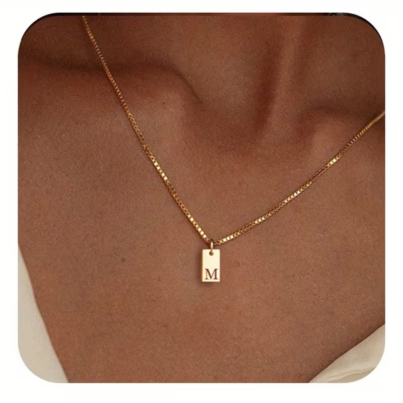 Halskette Damen | Initialen Halskette | Perfektes Valentine Geschenk mit persönlicher Bedeutung