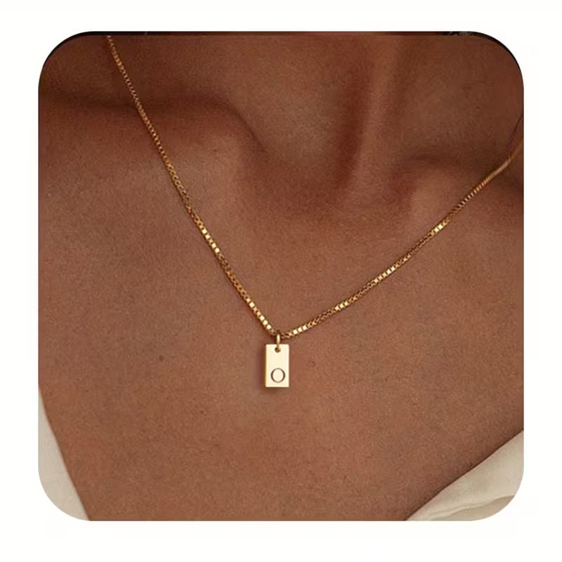 Halskette Damen | Initialen Halskette | Perfektes Valentine Geschenk mit persönlicher Bedeutung