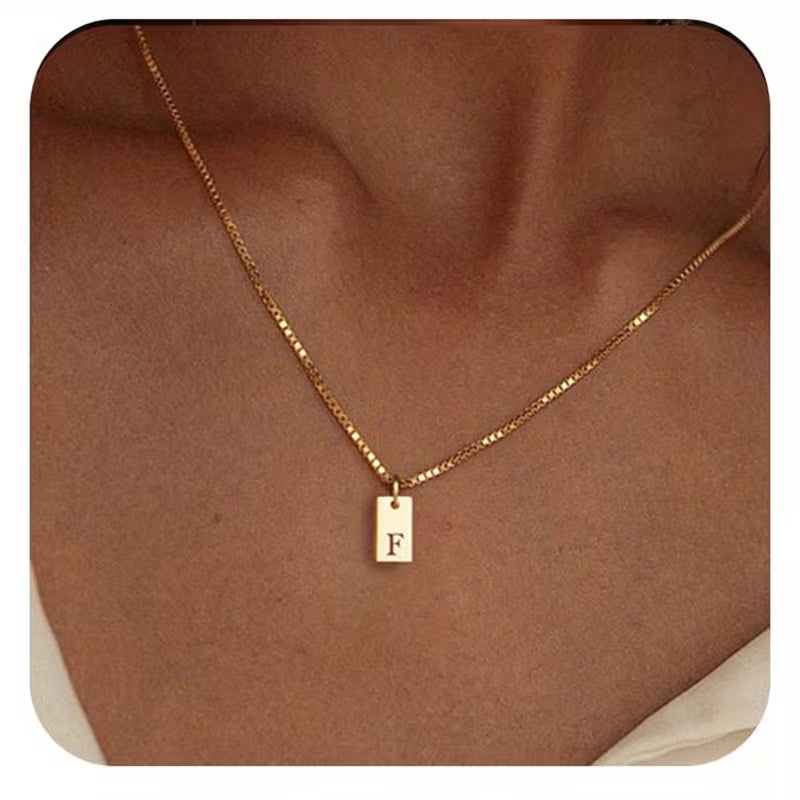 Halskette Damen | Initialen Halskette | Perfektes Valentine Geschenk mit persönlicher Bedeutung