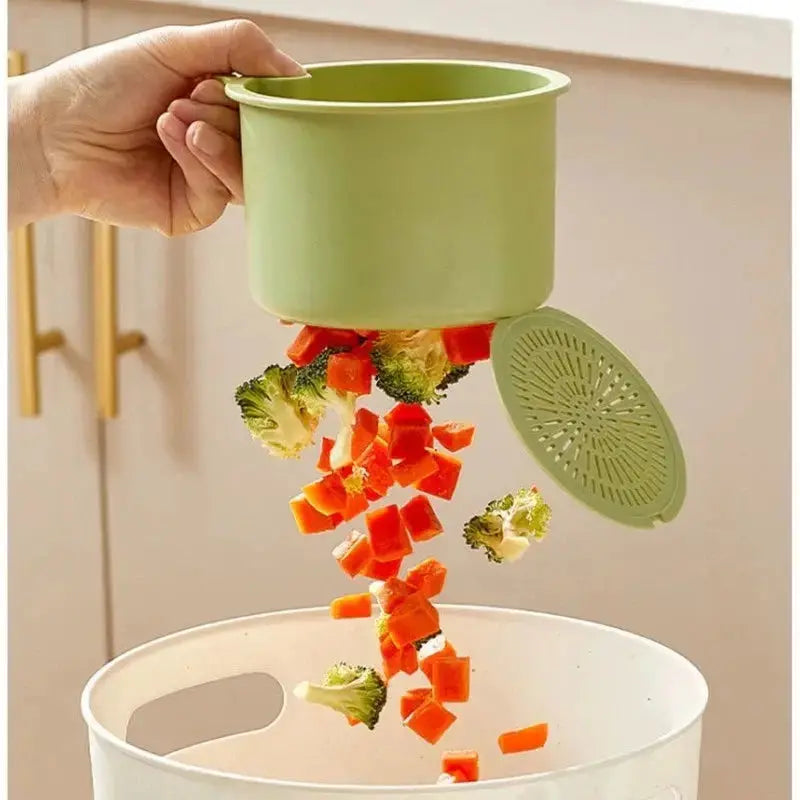 DrainFlow MiniRack™ – Der kompakte Abtropf- & Filterkorb für eine saubere, freie Spüle