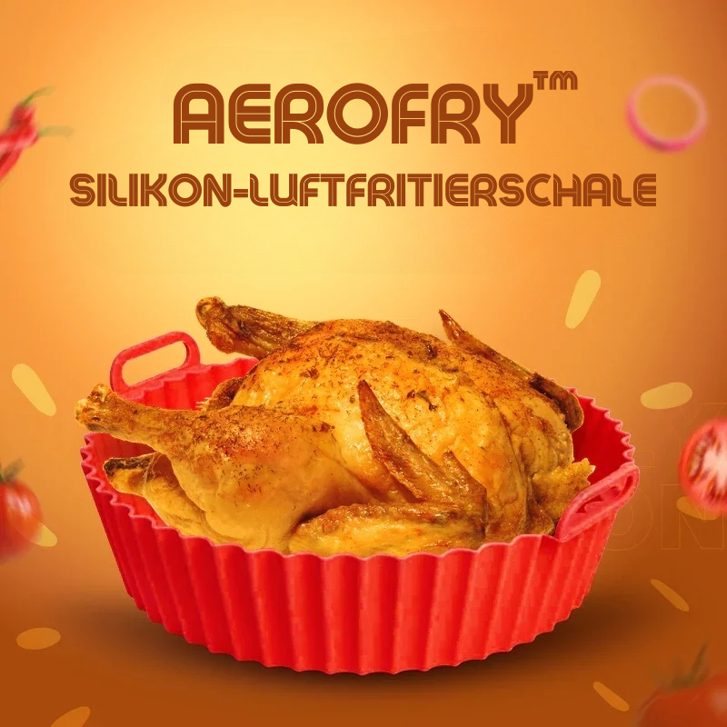 AeroFry™ – Silikon-Luftfritierschale für einfaches, sauberes & gesundes Frittieren [1 + 1 Gratis]