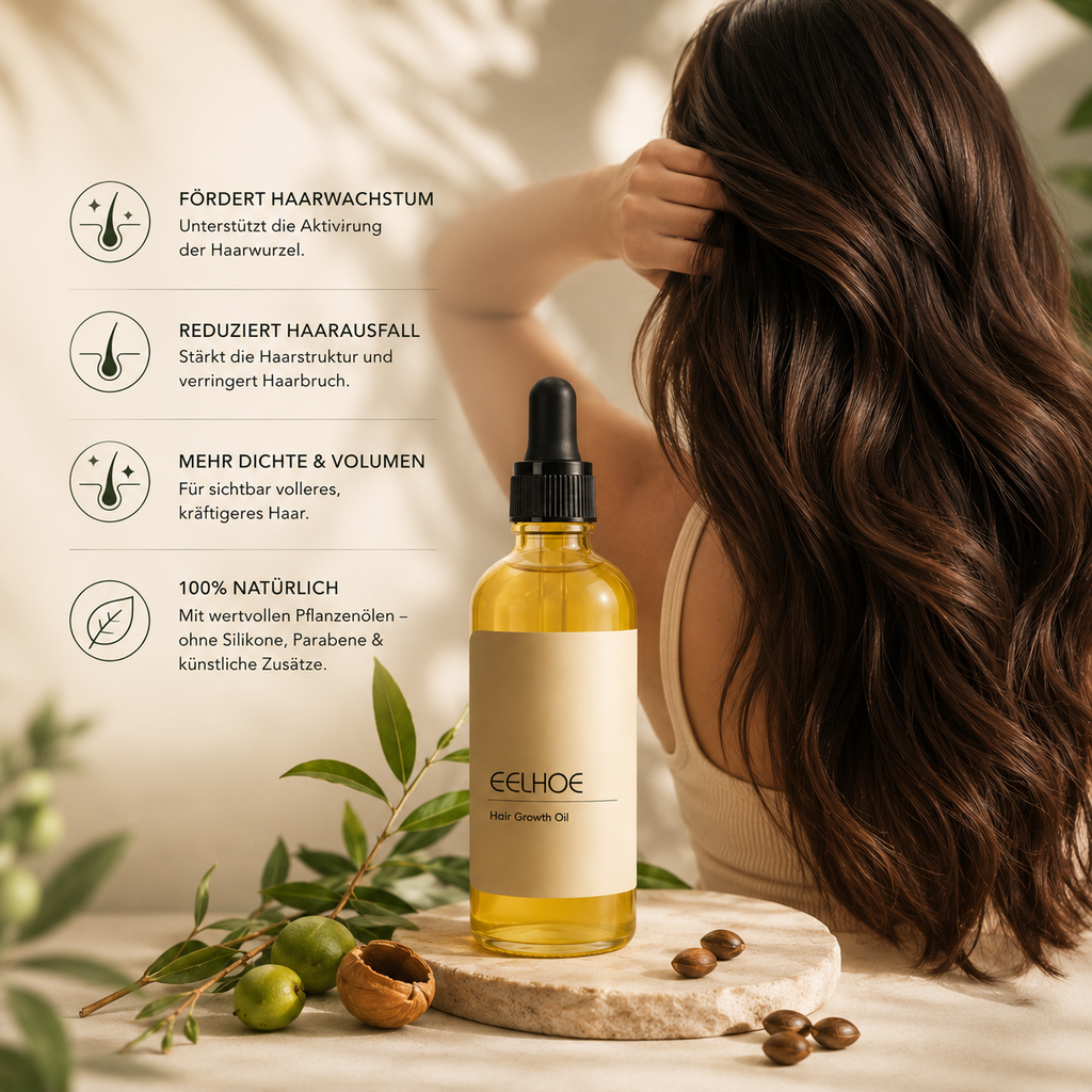 GrowthOil Haaröl – Pflanzliche Pflege für kräftiger aussehendes Haar