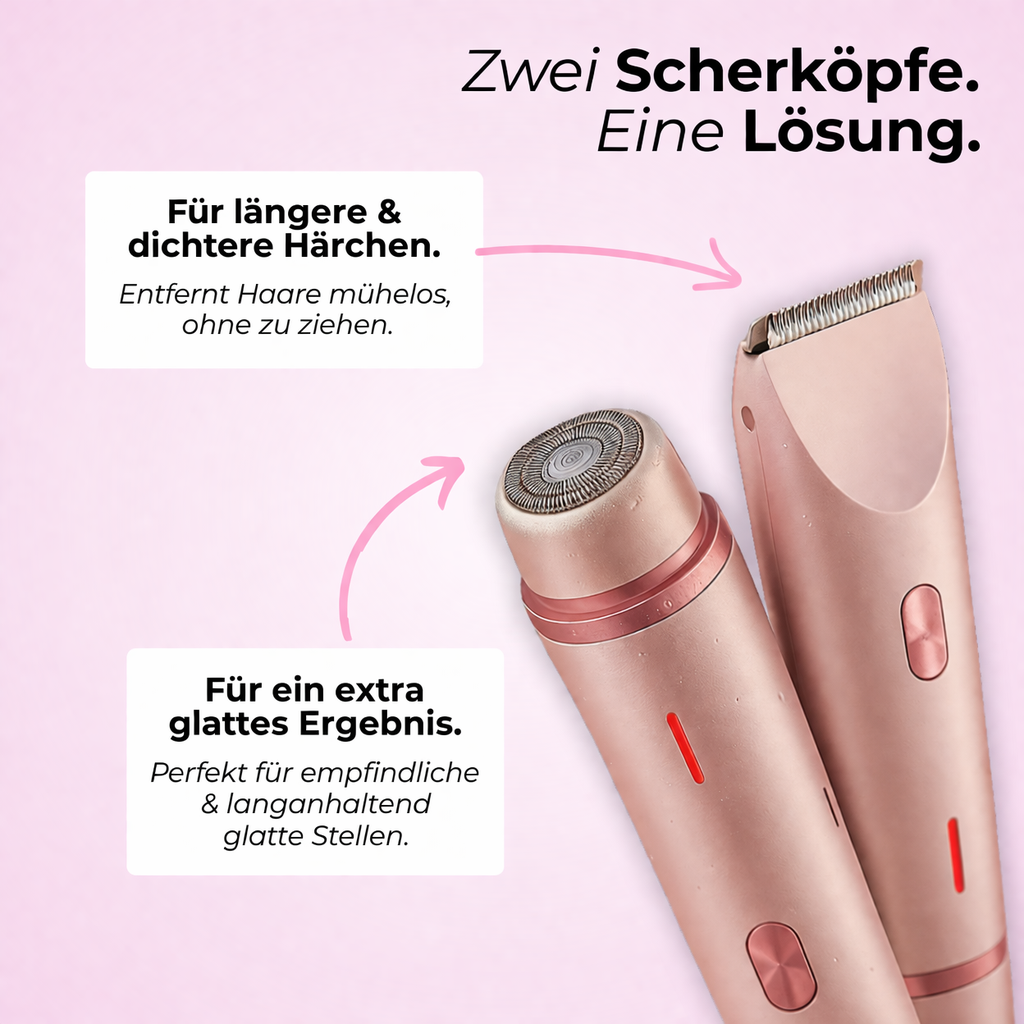 SilkGlide™ 3-in-1 Rasierer – Seidig glatte Haut ohne Irritationen