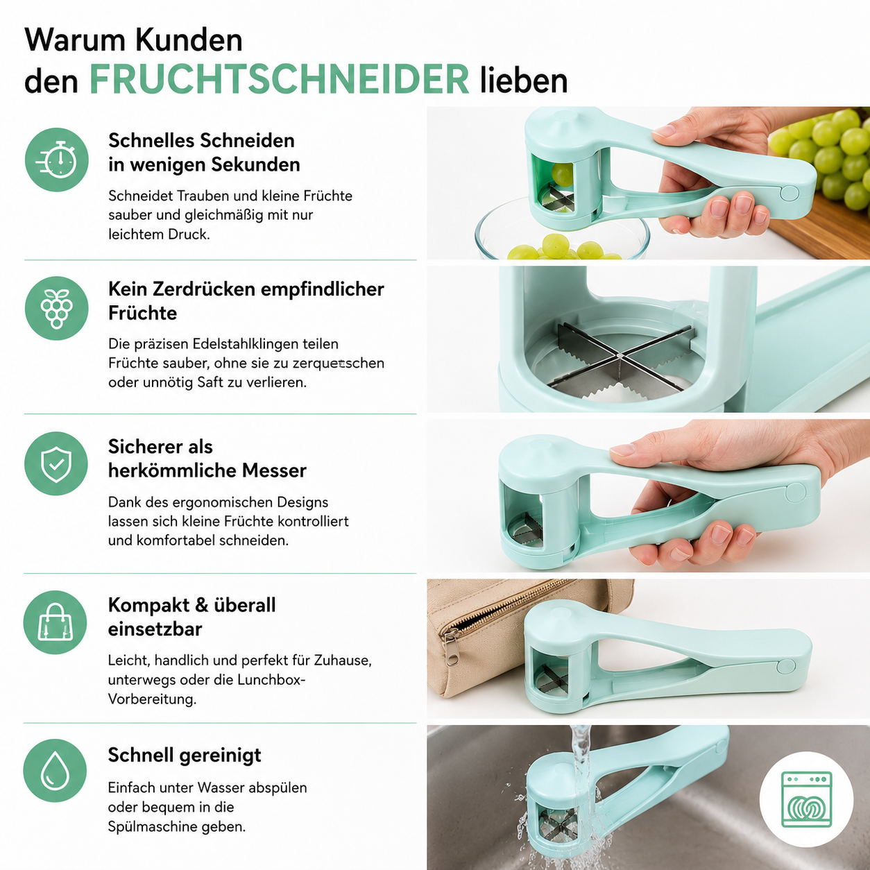 GRAPECUT™ Trauben- & Beerenschneider