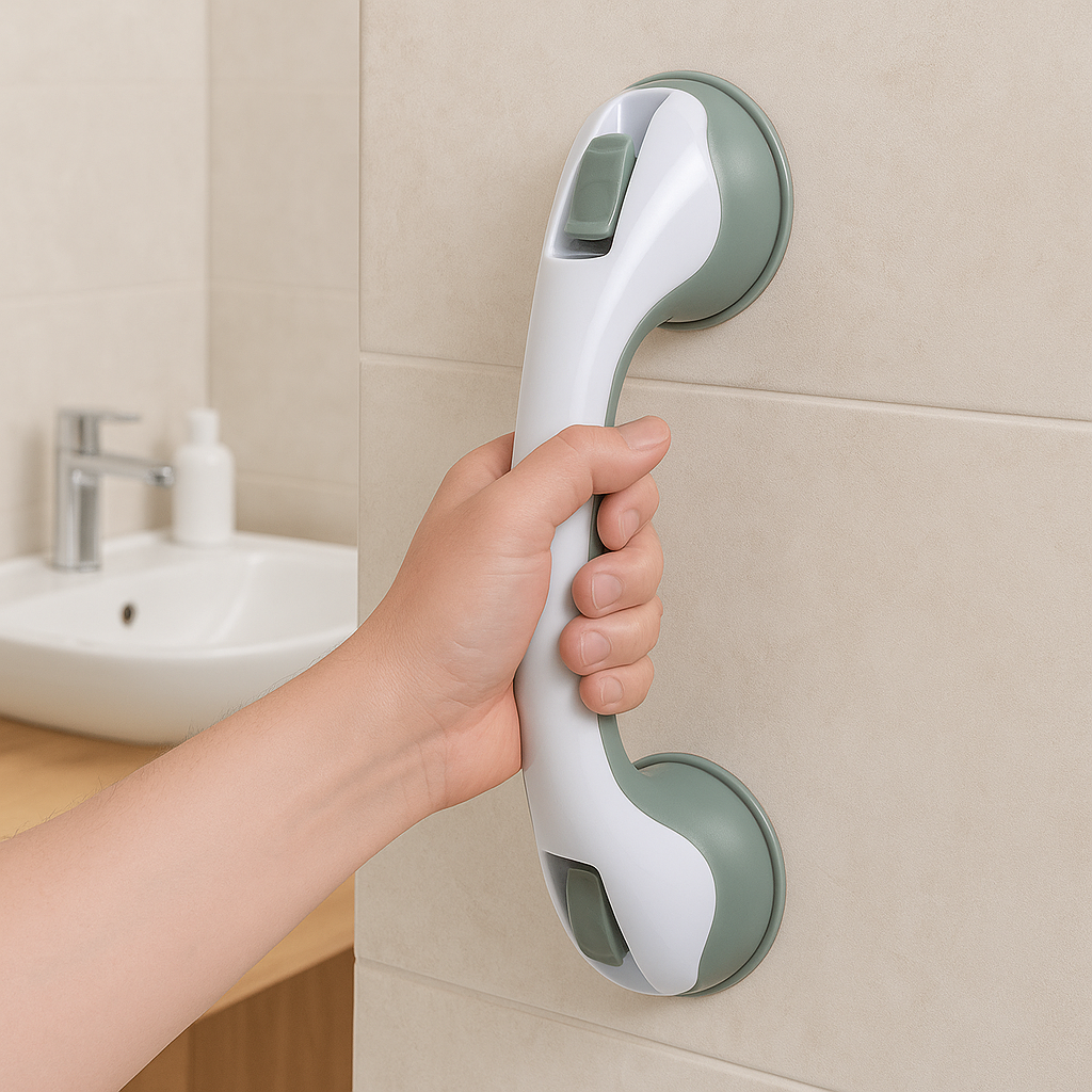 SafeStep™ VacuGrip – Tragbarer Haltegriff mit Saugnapf für Bad & Dusche (ohne Bohren)