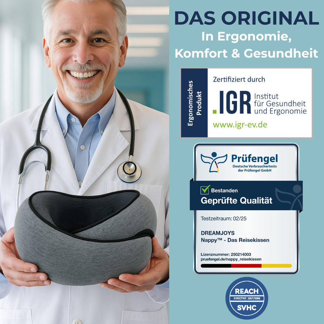 Nappy™ – Das wohl beliebteste Reisekissen der Welt