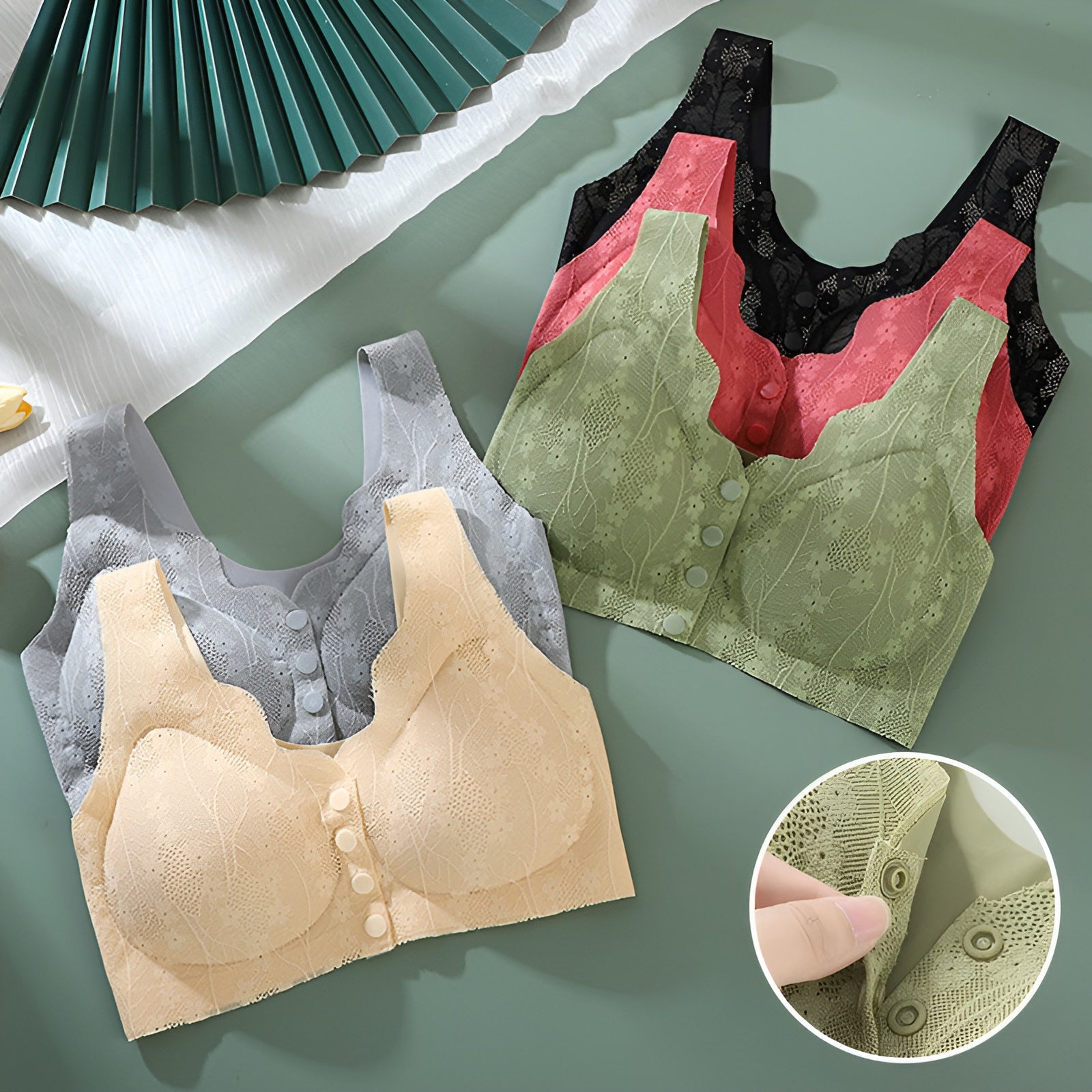 1+1 GRATIS | Soft Komfort-BH mit Frontverschluss – Bequem, stützend & alltagstauglich