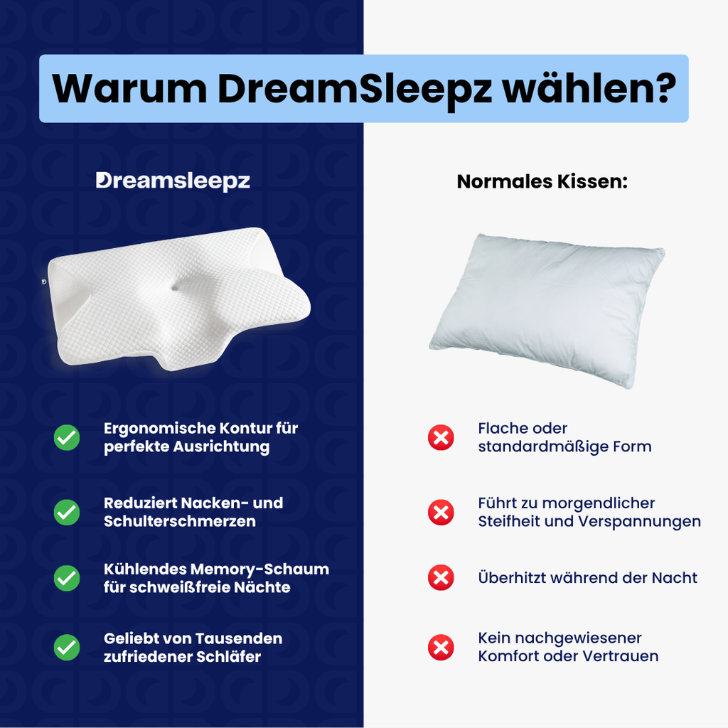 Das Original DreamSleepz Kissen (1+1 Gratis)