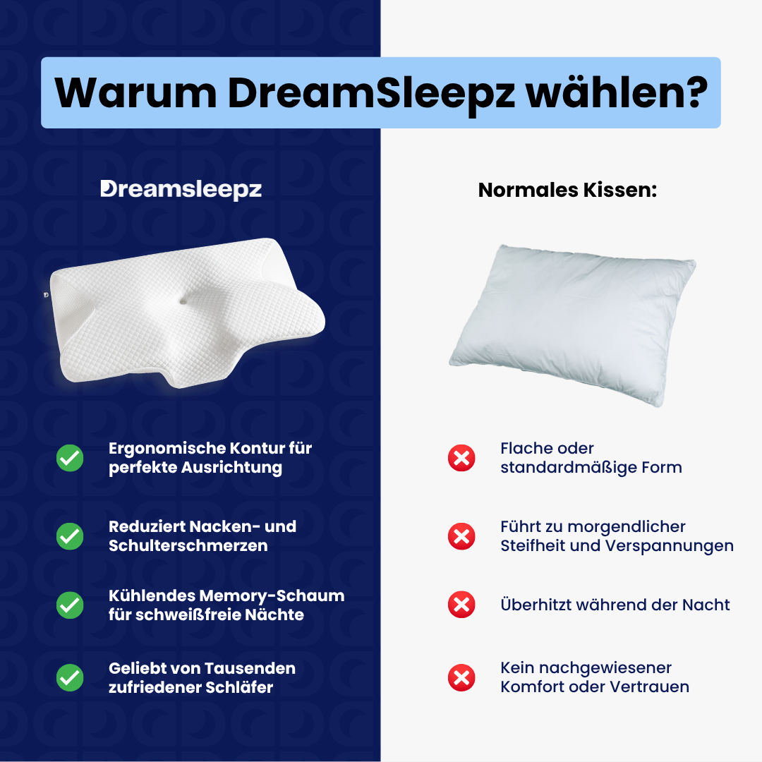 Das Original DreamSleepz Kissen (1+1 Gratis)