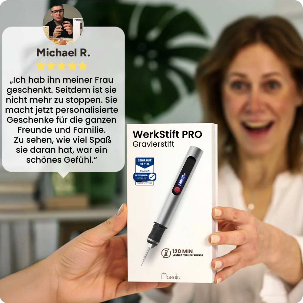 GRAVION™  – Kabelloser Präzisions-Gravierstift mit Quick-Lock System